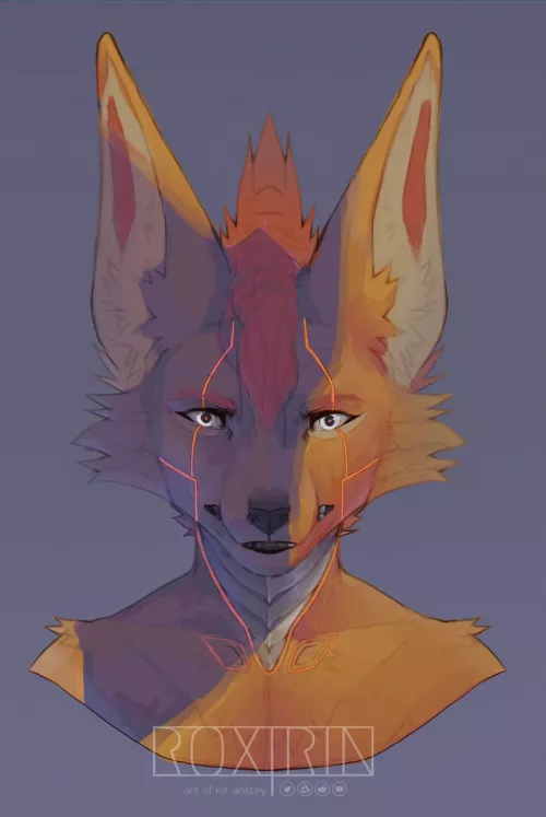 Steel Eyes (Original art by me! There's a link to my Twitter in the comments if you want to see more :) )