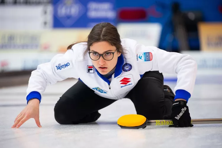 Stefania Constantini, curling player for Italy in Beijing 2022