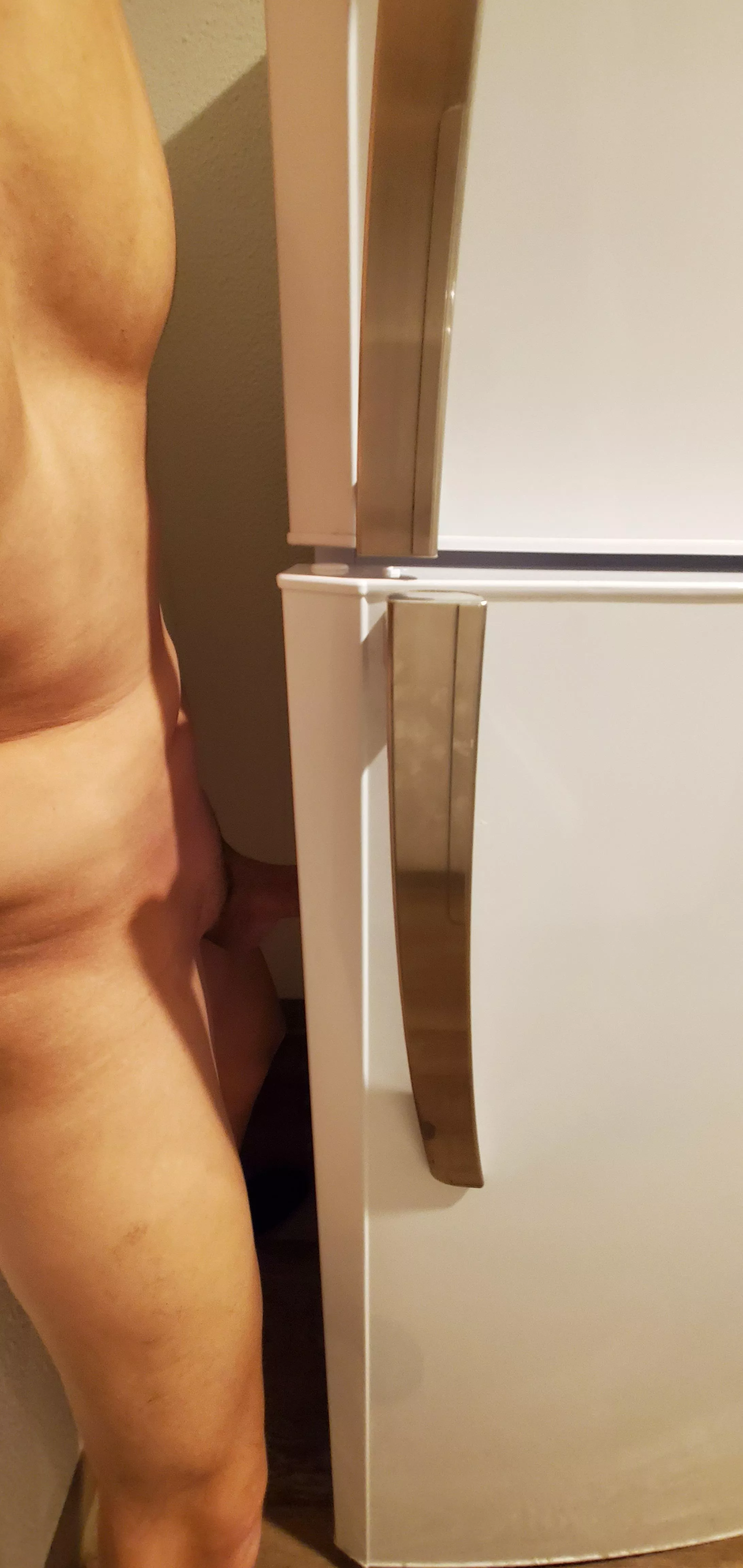 Still bored and horny at the hotel.. why not hump the fridge door? Still bored and horny at the hotel.. why not hump the fridge door?