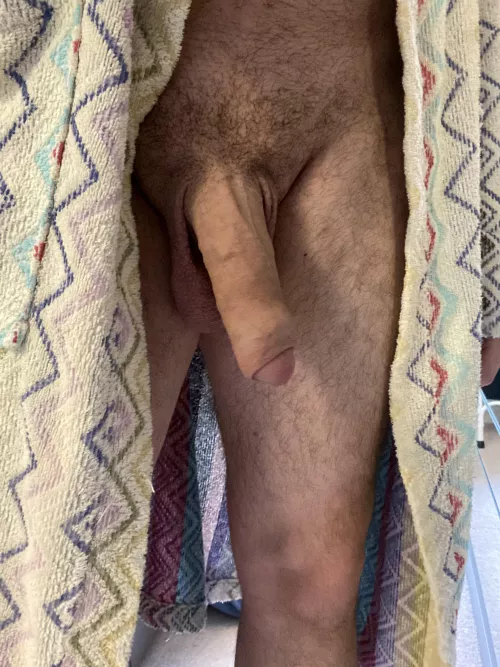 Still wet from the shower, would you help with the drying?
