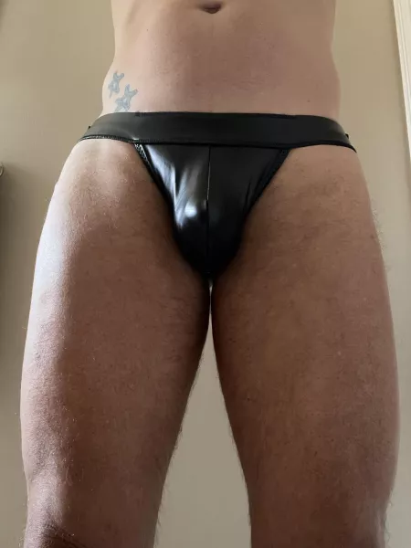 Stretch Pleather Jockstrap @ WatsonWear for those “special occasions” use Coupon “REDDIT” for a discount on this jock or anything else in the Etsy Shop @ www.etsy.com/cal/shop/WatsonWear
