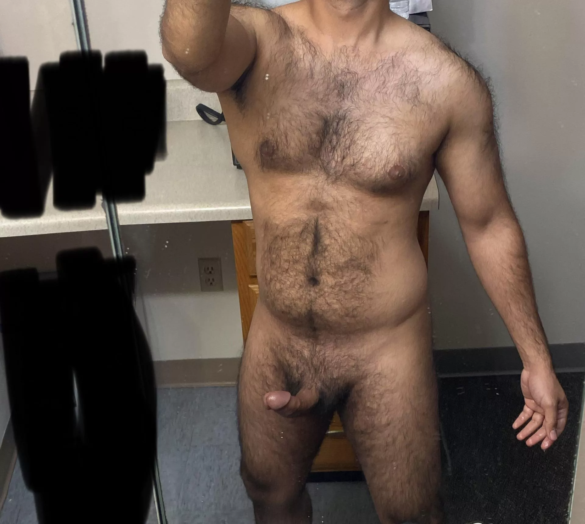 Stripped down as soon as I got home.