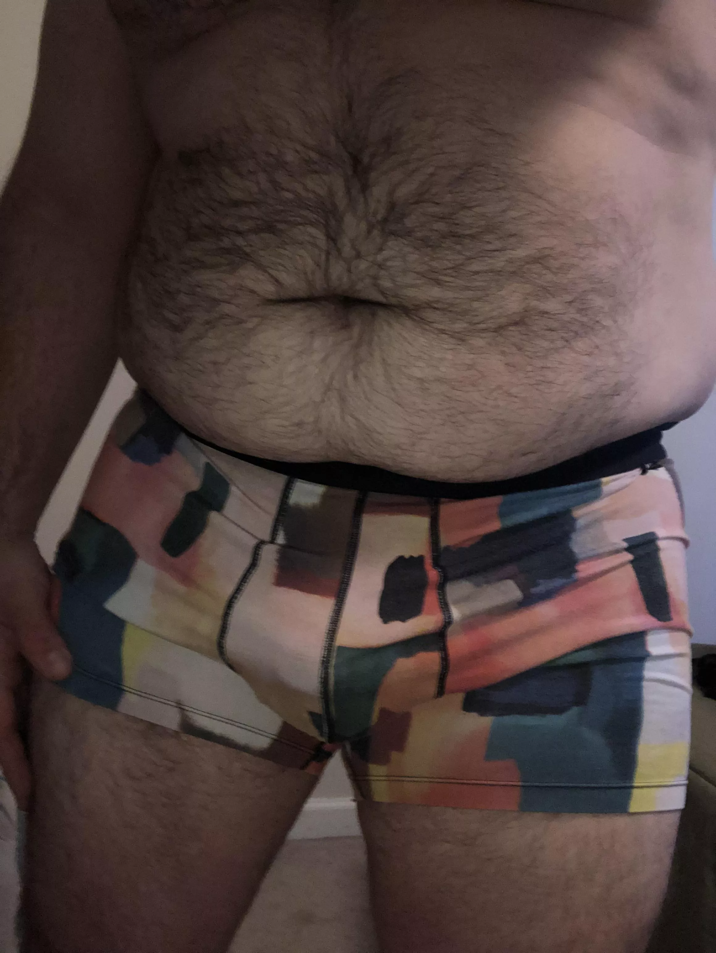 Stripped down to my undies as soon as I got home from work. Ready to relax 😈