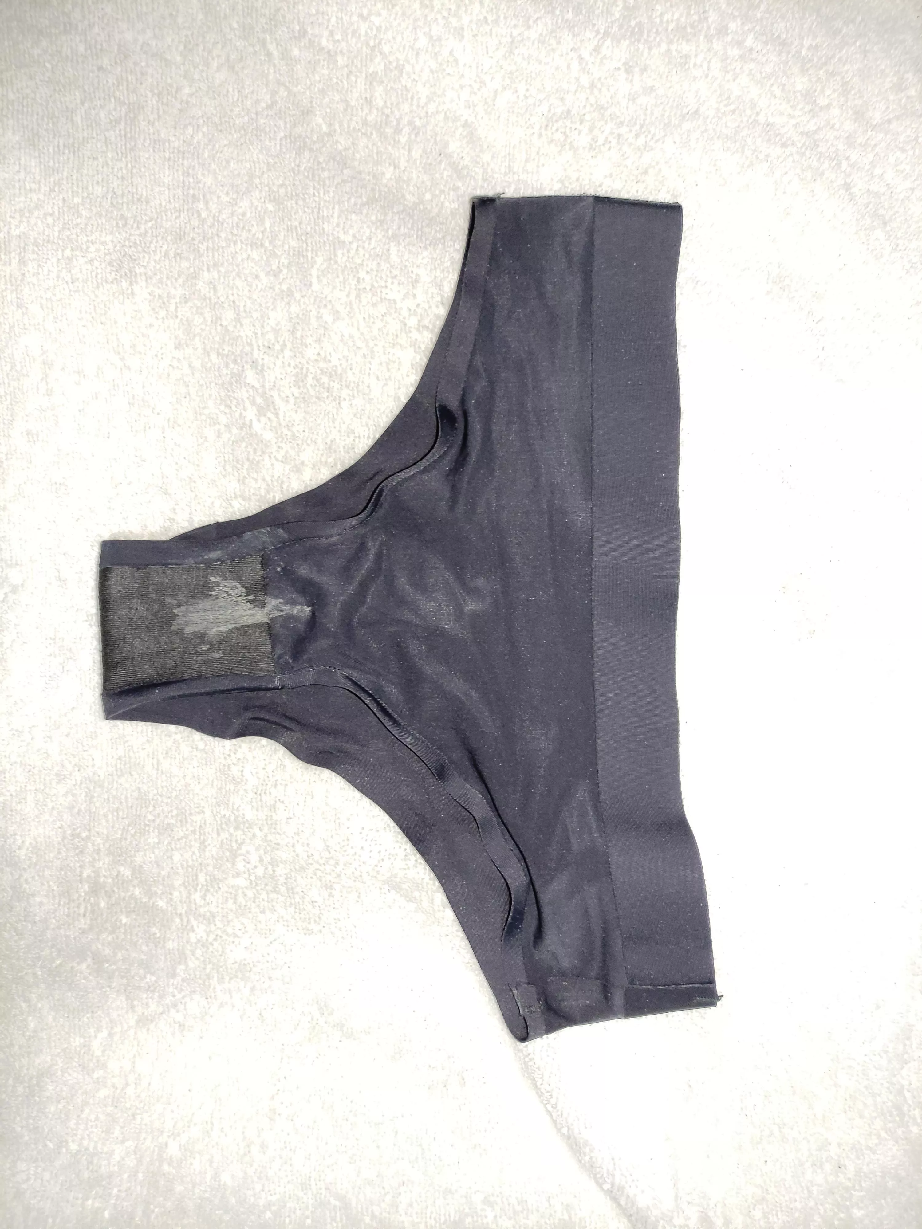 Stroking my dick with my sister's panties while she's in gym Stroking my dick with my sister's panties while she's in gym