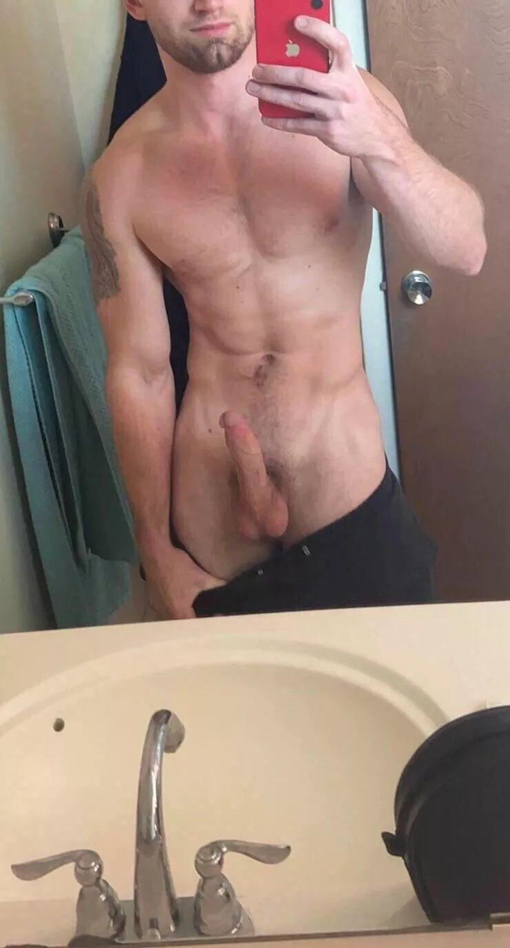 Stuck in quarantine, hard as fuck. Message me if you can help drain me