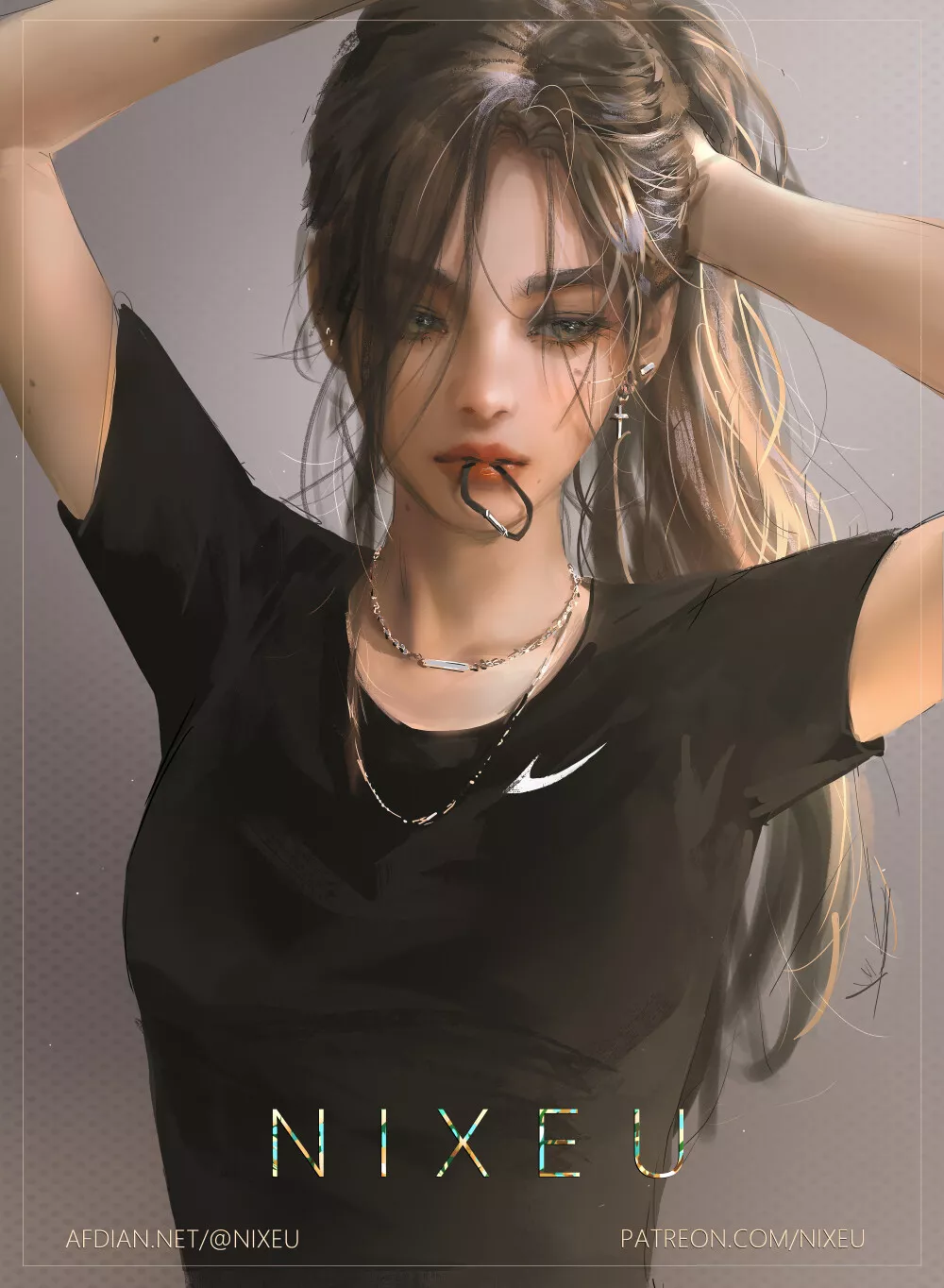 STUDY 01 Ponytail by Nixeu STUDY 01 Ponytail by Nixeu