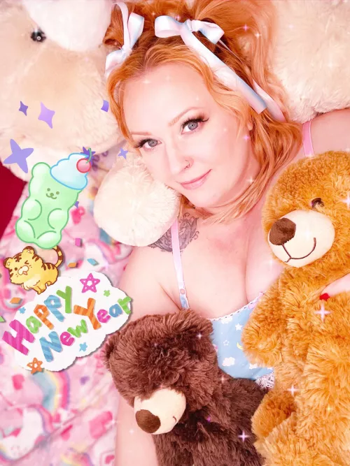 Stuffie pile :) happy new year!