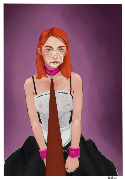 Sub maid, digital drawing