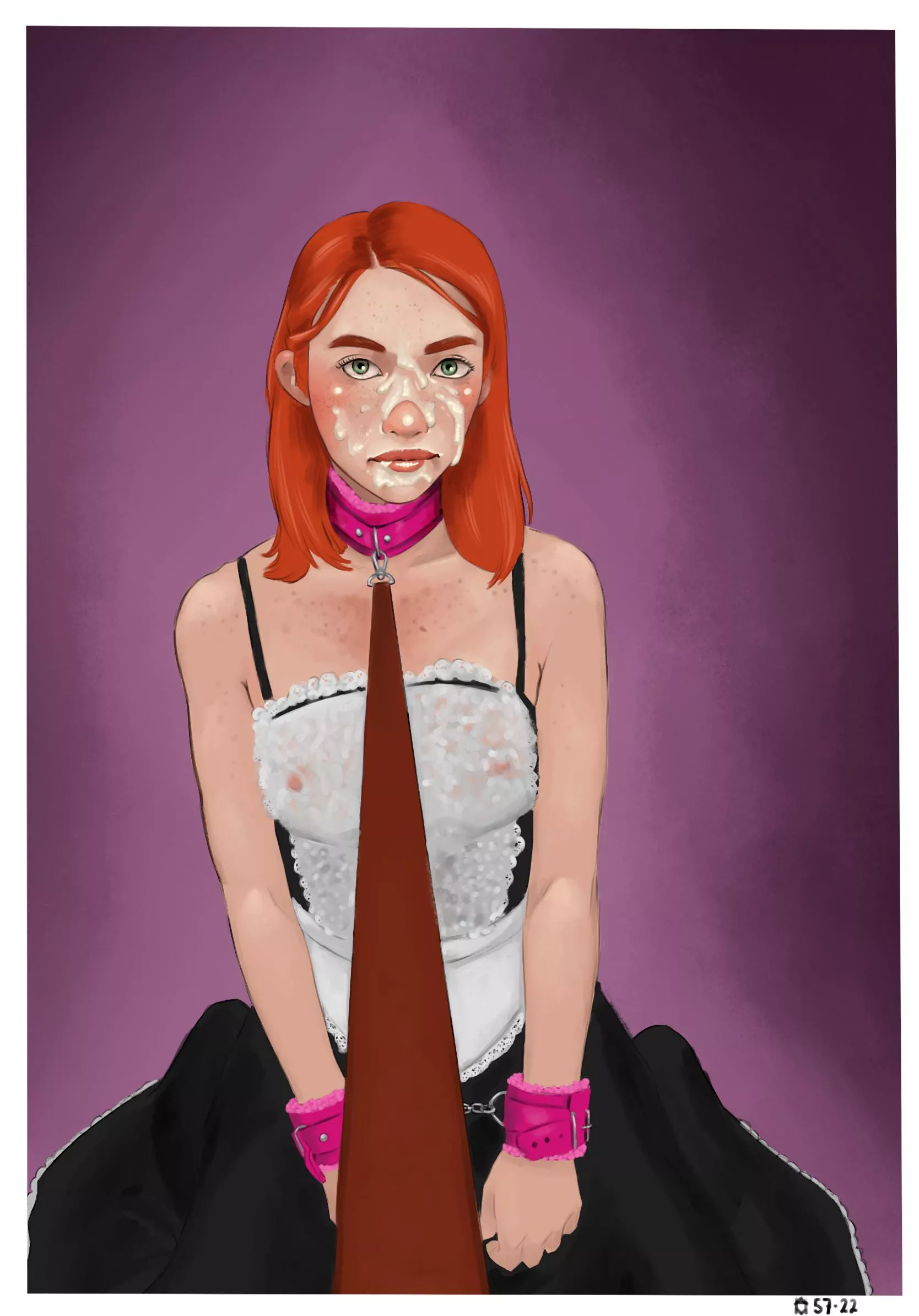 Sub maid, digital drawing