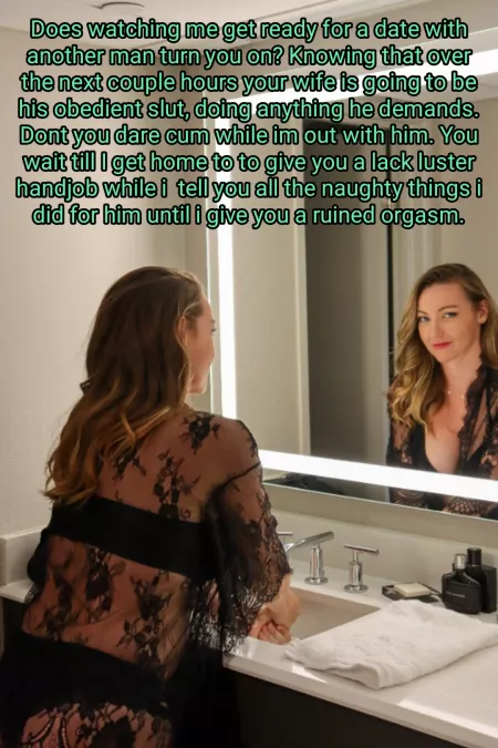 Such a turn on to watch her put in so much effort for another man