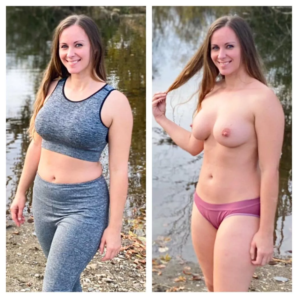 Such a warm day today…Can’t decide if I should leave my clothes on or off at the lake Such a warm day today…Can’t decide if I should leave my clothes on or off at the lake