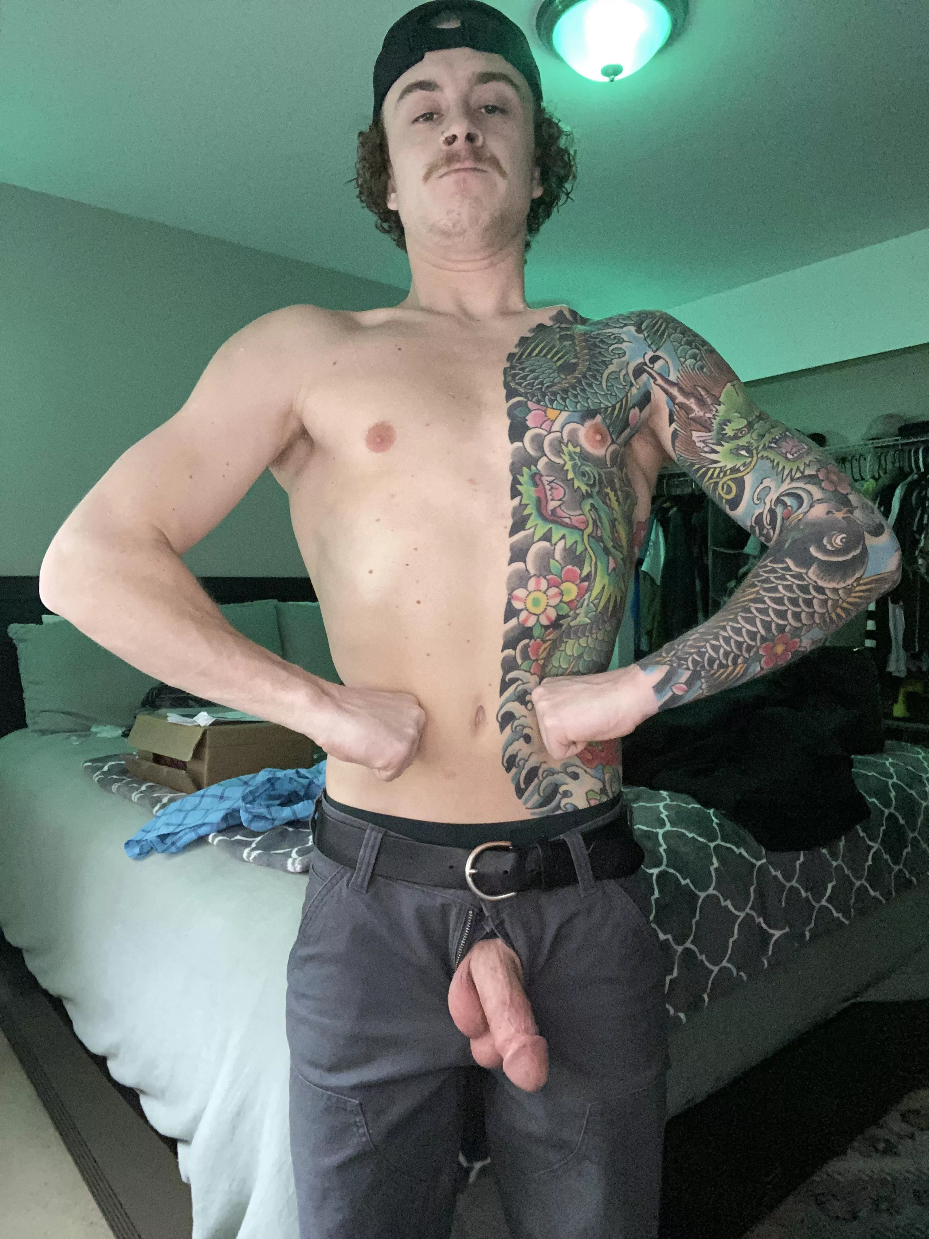 Suck my cock and sniff my balls