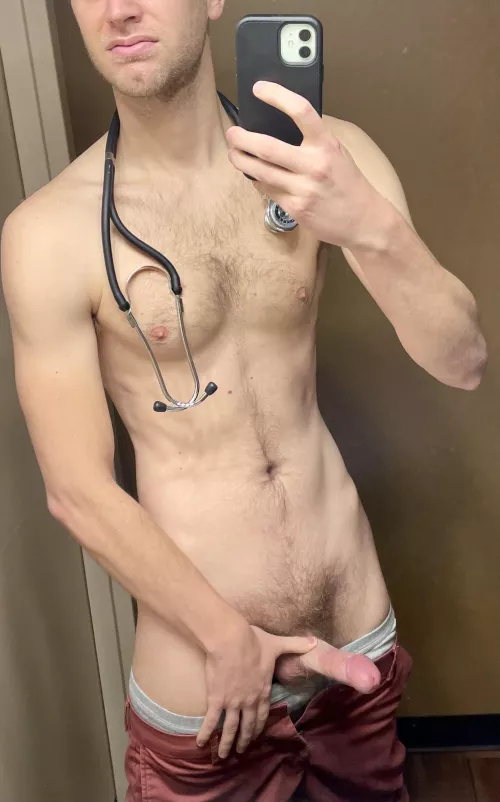 Suck my cock or let me give you a checkup? 😉