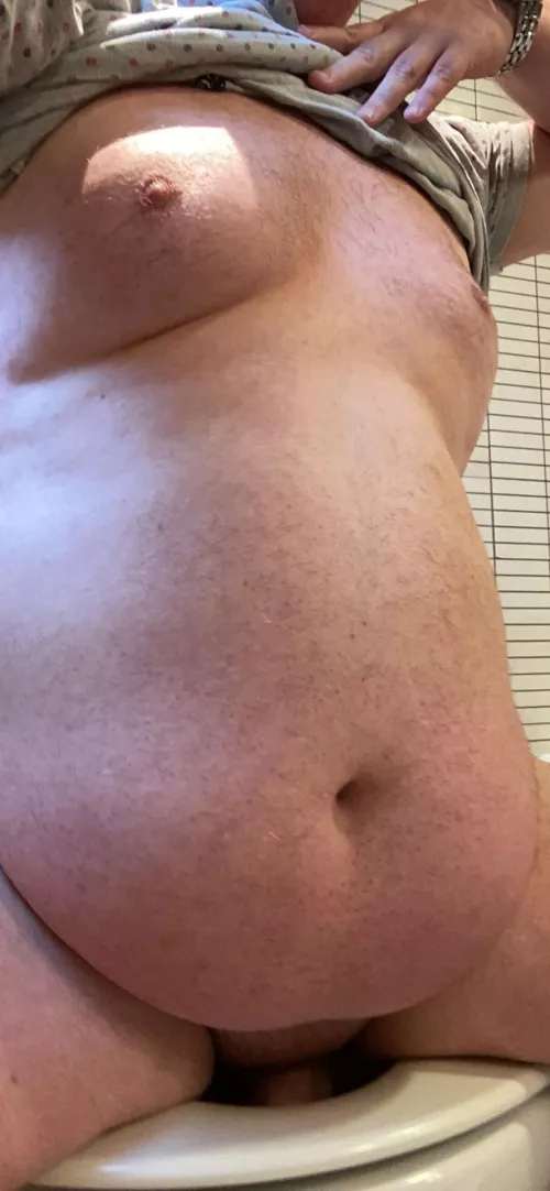 Suck my nipples and rub my belly