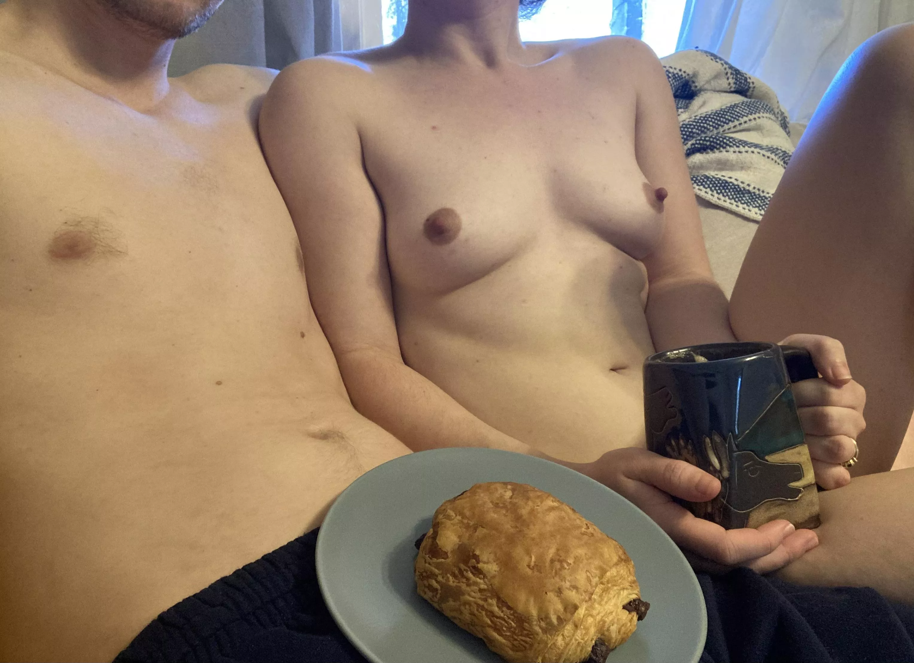 Sunday morning coffee and pastries ☺️