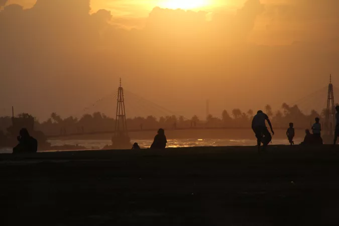 Sunset view @ Matara Foreshore Down South, SL
