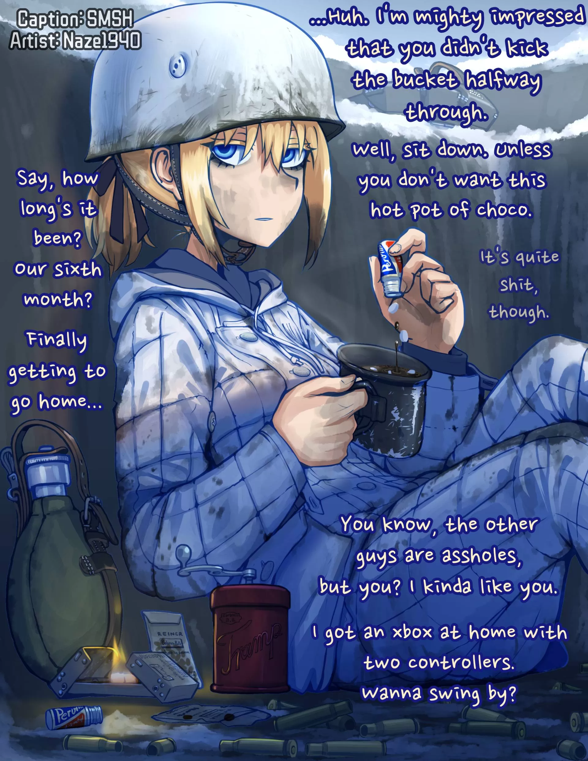 1920px x 2487px - Sup. Didn't die? [Military] [Getting To Go Home] [Banter] [Confession (?)]  [Hot Chocolate] [Shitpost] nudes by SMSH-1A
