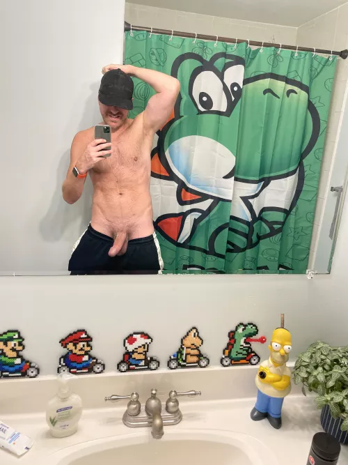 Sup gaymers β¦ I got a new shower curtain