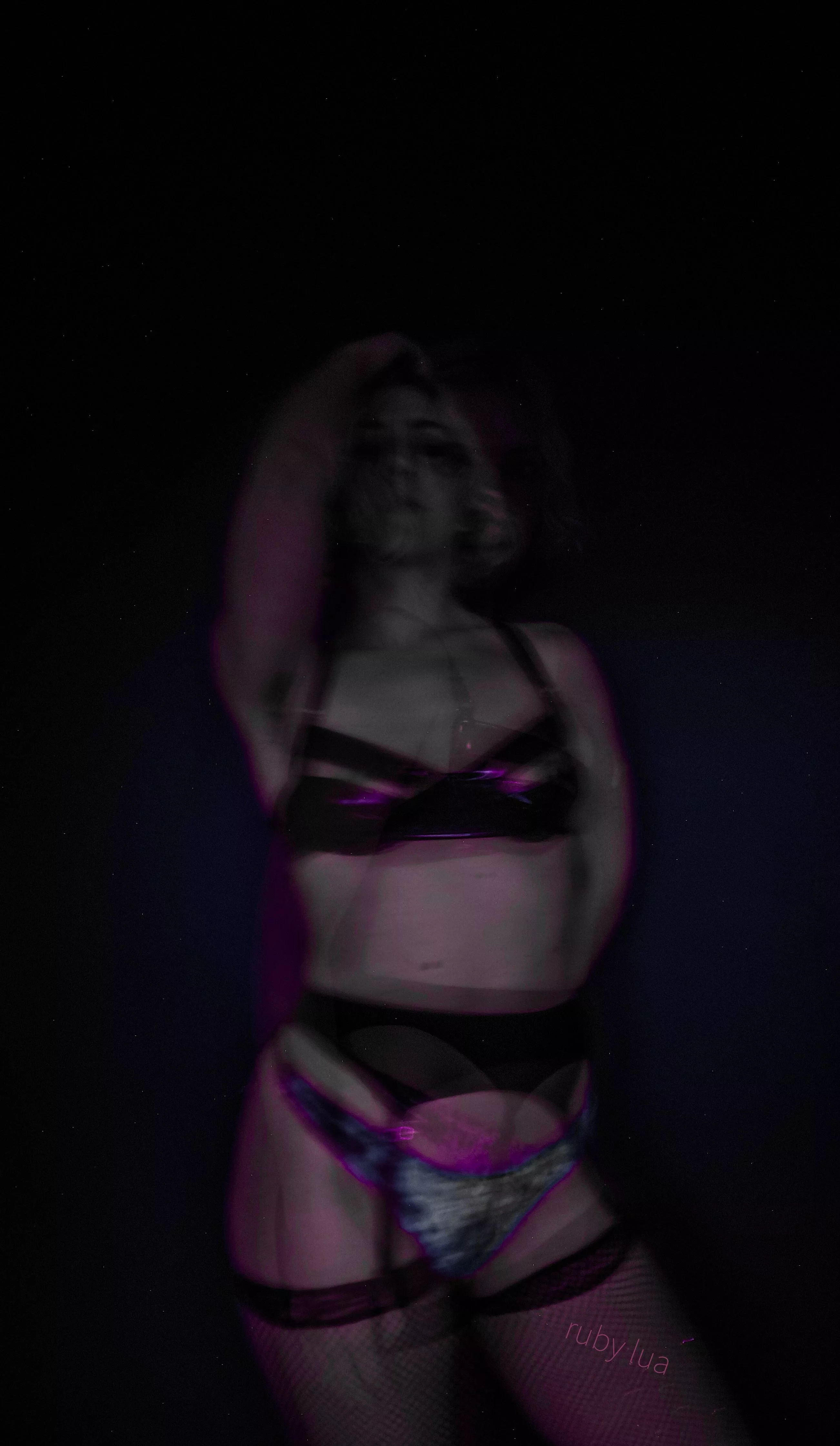 super long digital exposure self-portrait