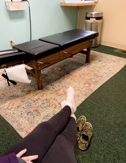 Super sweaty and stinky! Needed to air them out. Wanna sniff??