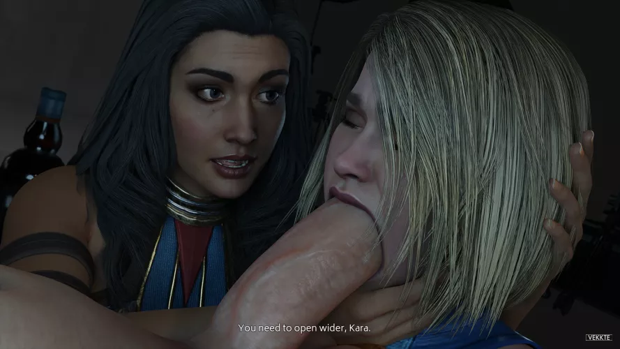 Supergirl getting trained by Wonder Woman (Vekkte) [DC Comics]