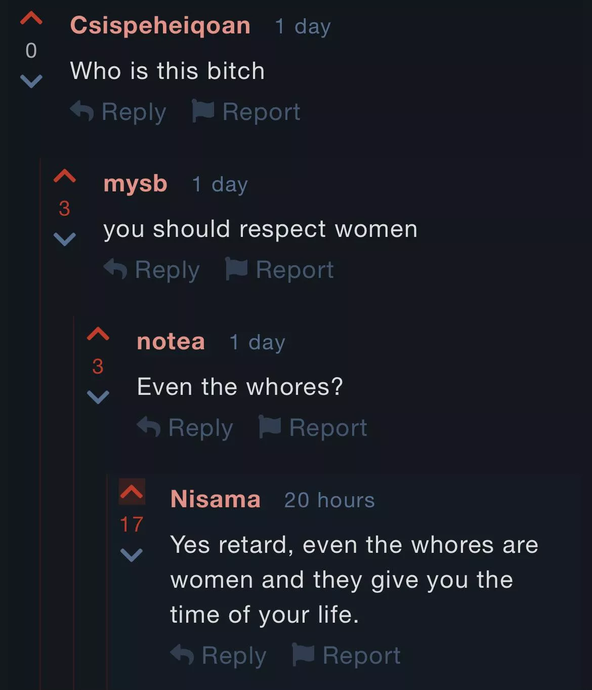 Surprisingly progressive moment