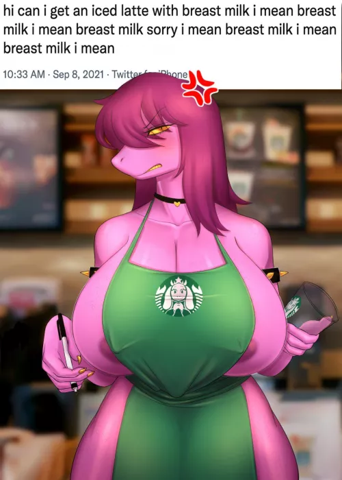 [Susie] Starbucks meme (@Huwon_)