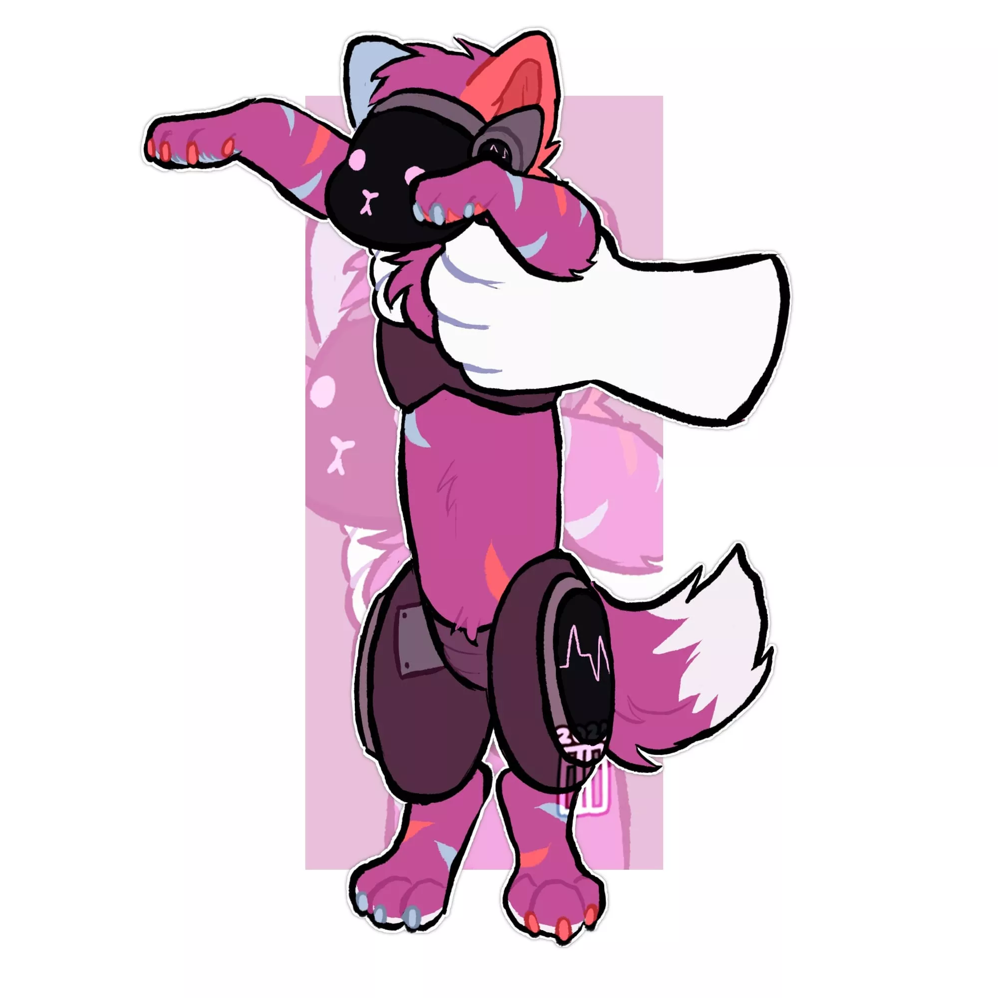 Suspicious looking cat//art by me @flowfells on twitter