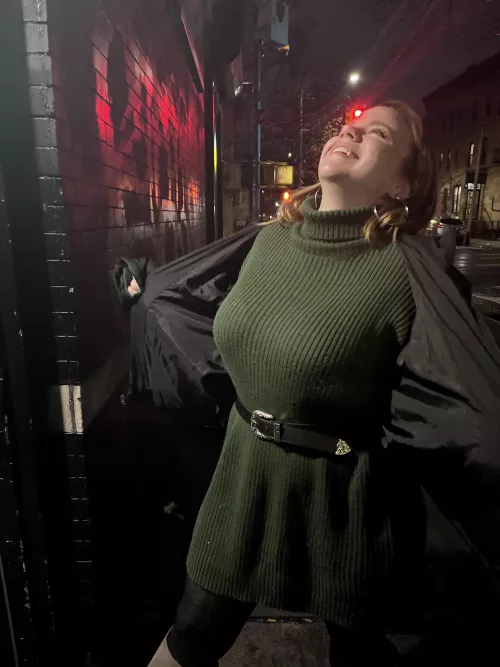 Sweater puppies! She wanted to be posted here