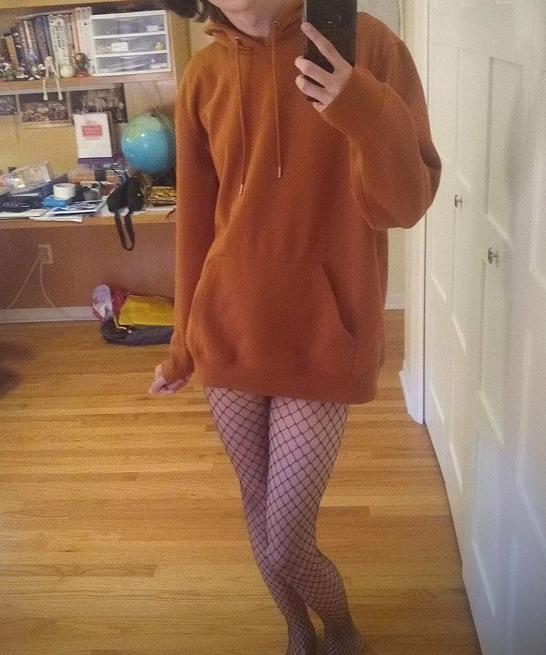 Sweater with fishnets kinda day