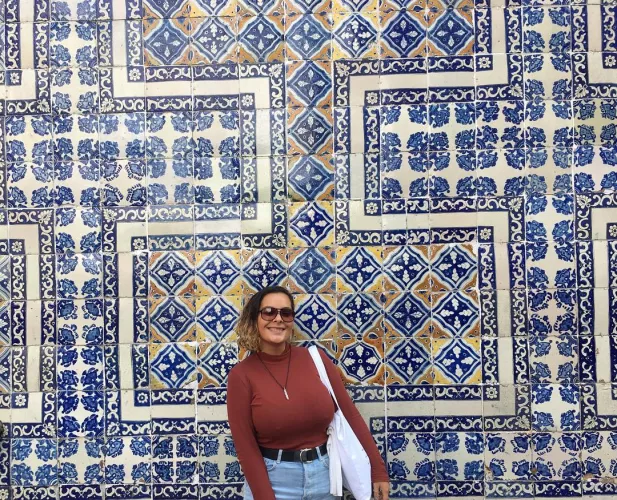 Sweather and bra can't contain her nips