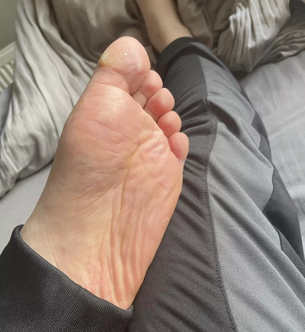 Sweaty feet after a run 🏃‍♀️