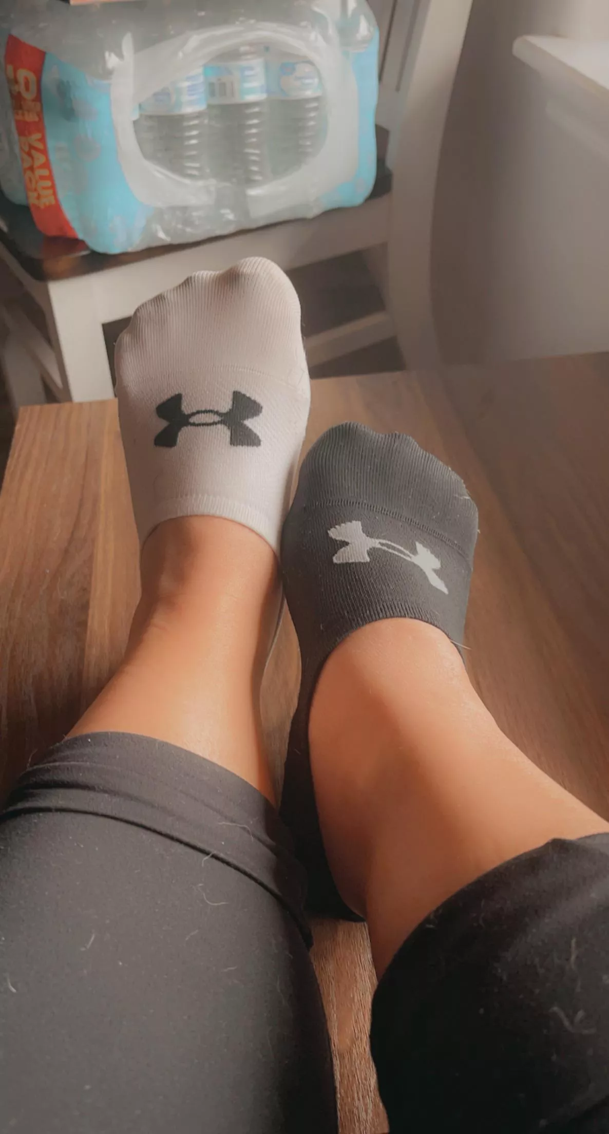 Sweaty gym socks