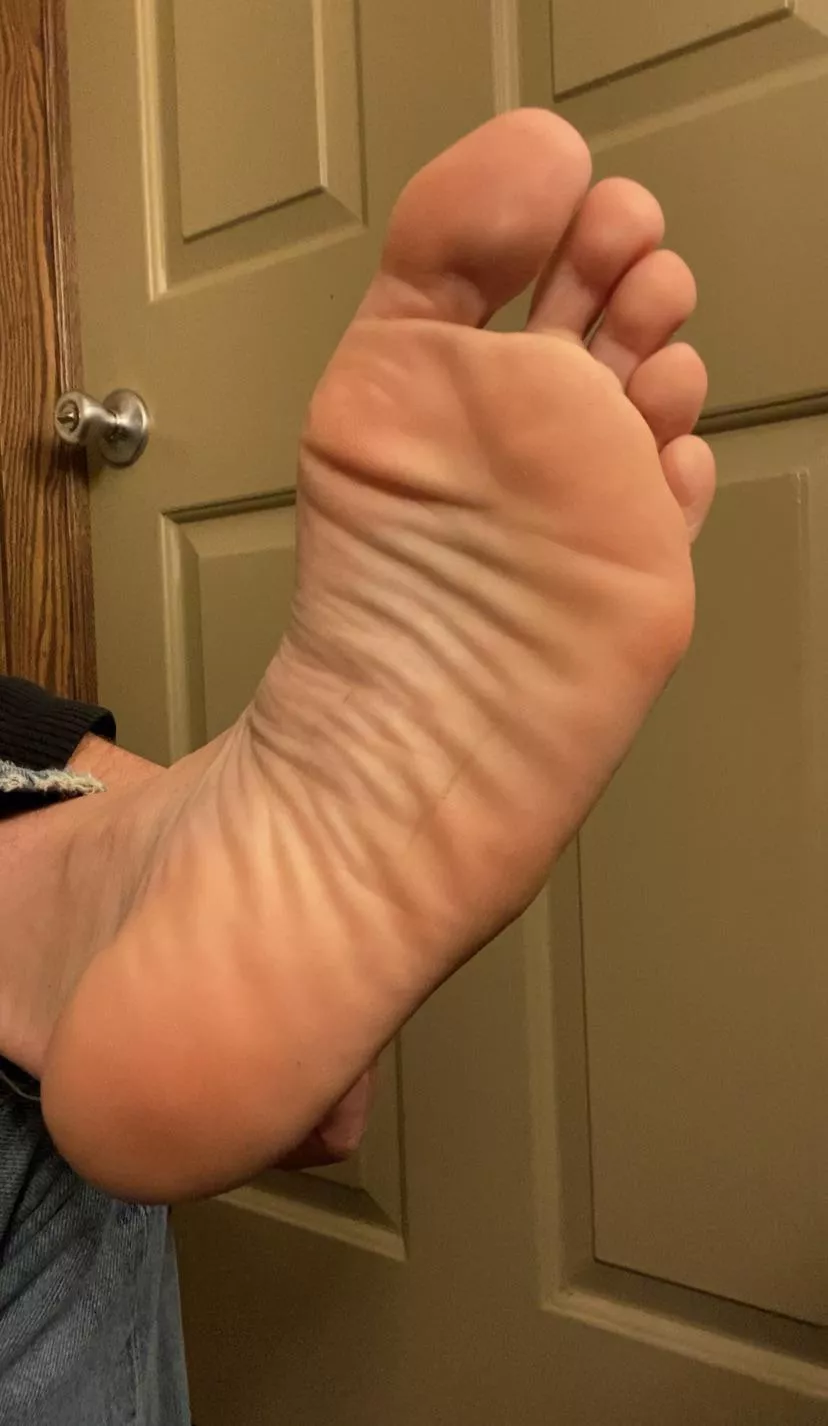 Sweaty sole after a long day of work Sweaty sole after a long day of work