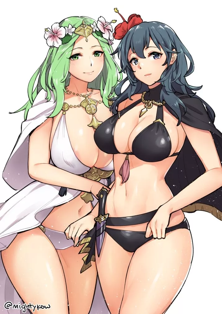 Swimsuit Byelth & Ryea (@MightyKow)???