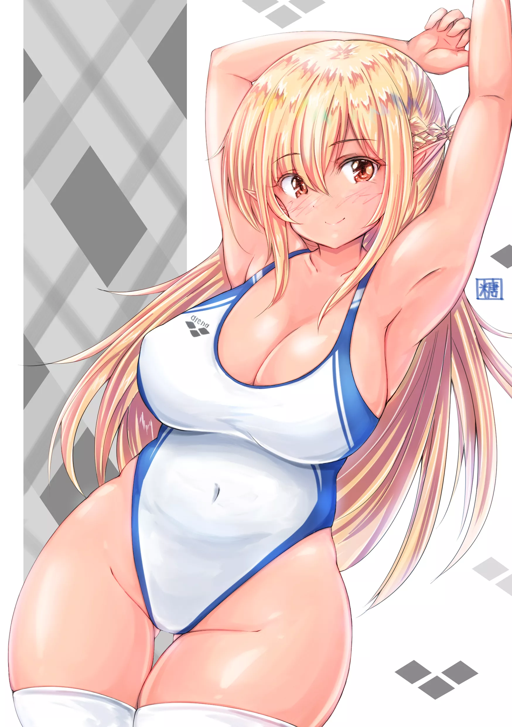 Swimsuit Flare Arms Up (Tong Shui) [Hololive]