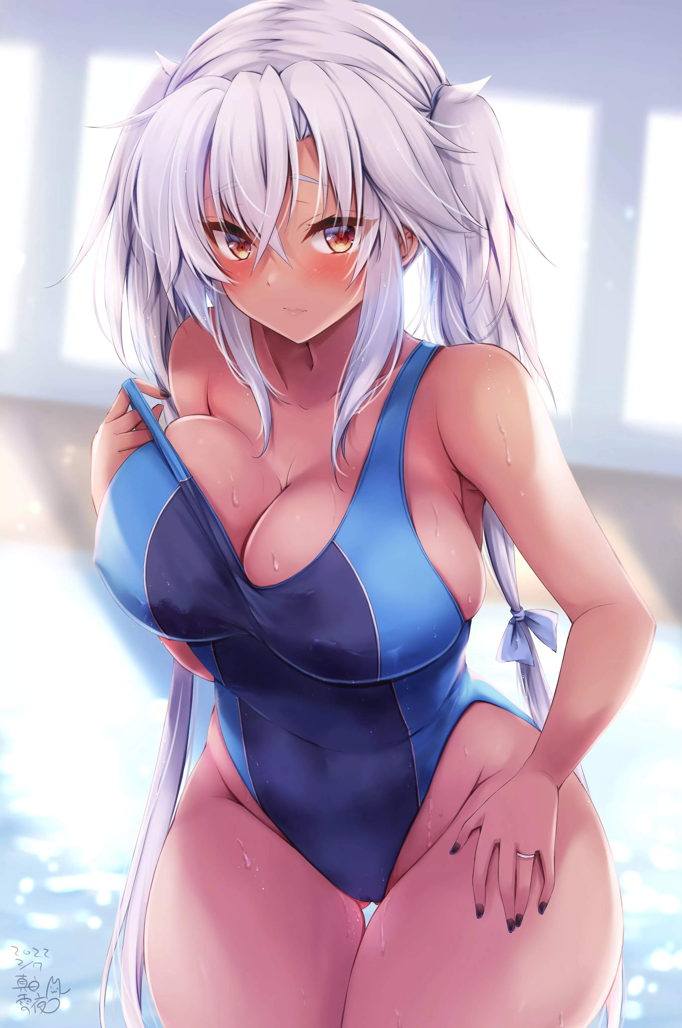 Swimsuit Musashi (Mashiro Yukiya) [Kantai Collection]
