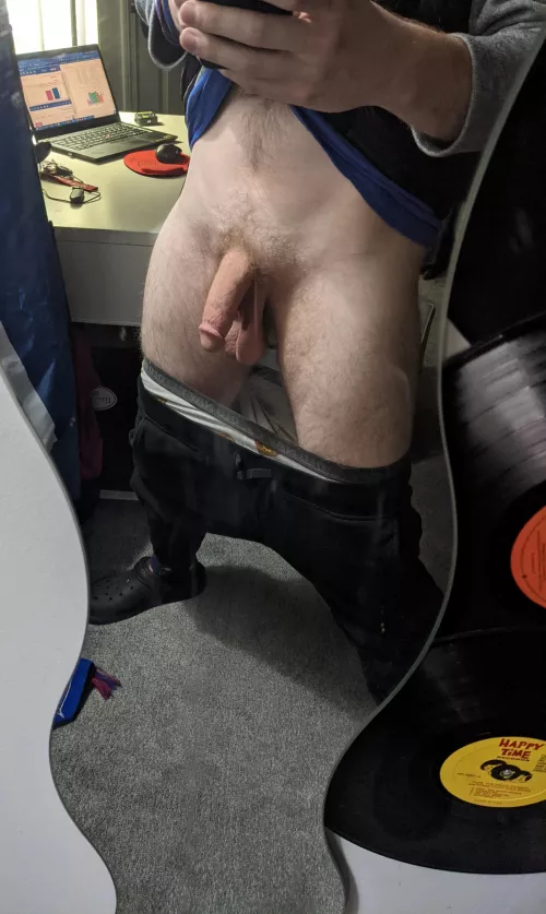 Swinging evening cock