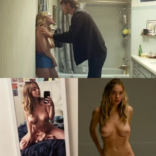 Sydney Sweeney in Euphoria (2019-) and The Voyeurs (2021)