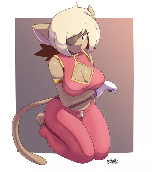 Tail Concerto: Alicia Pris (art by me / @H0wSplendid on Twitter)