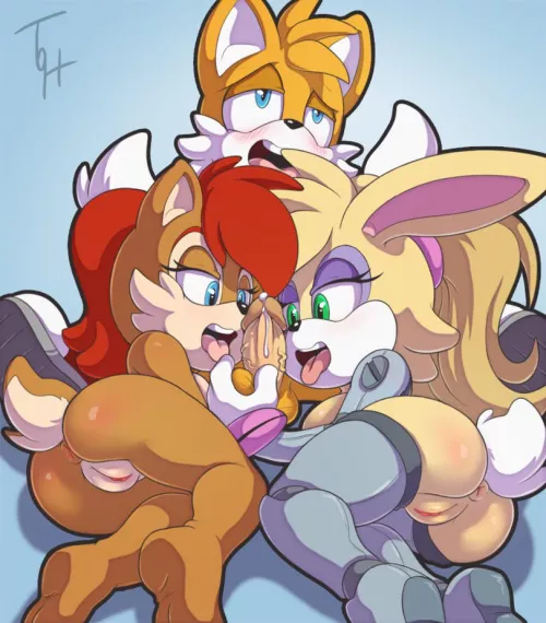 Tails bunnie bot sally