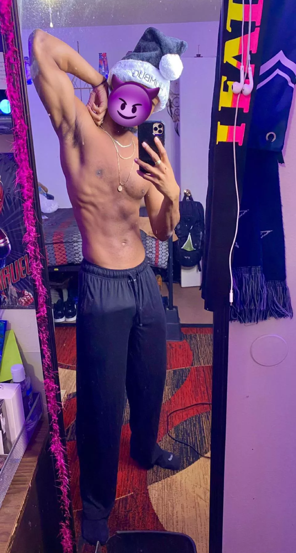 Take them off for a surprise