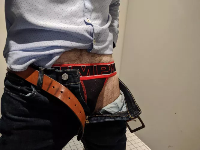 Taking a break at work.