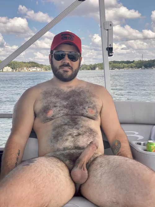 Taking advantage of the good weekend weather.