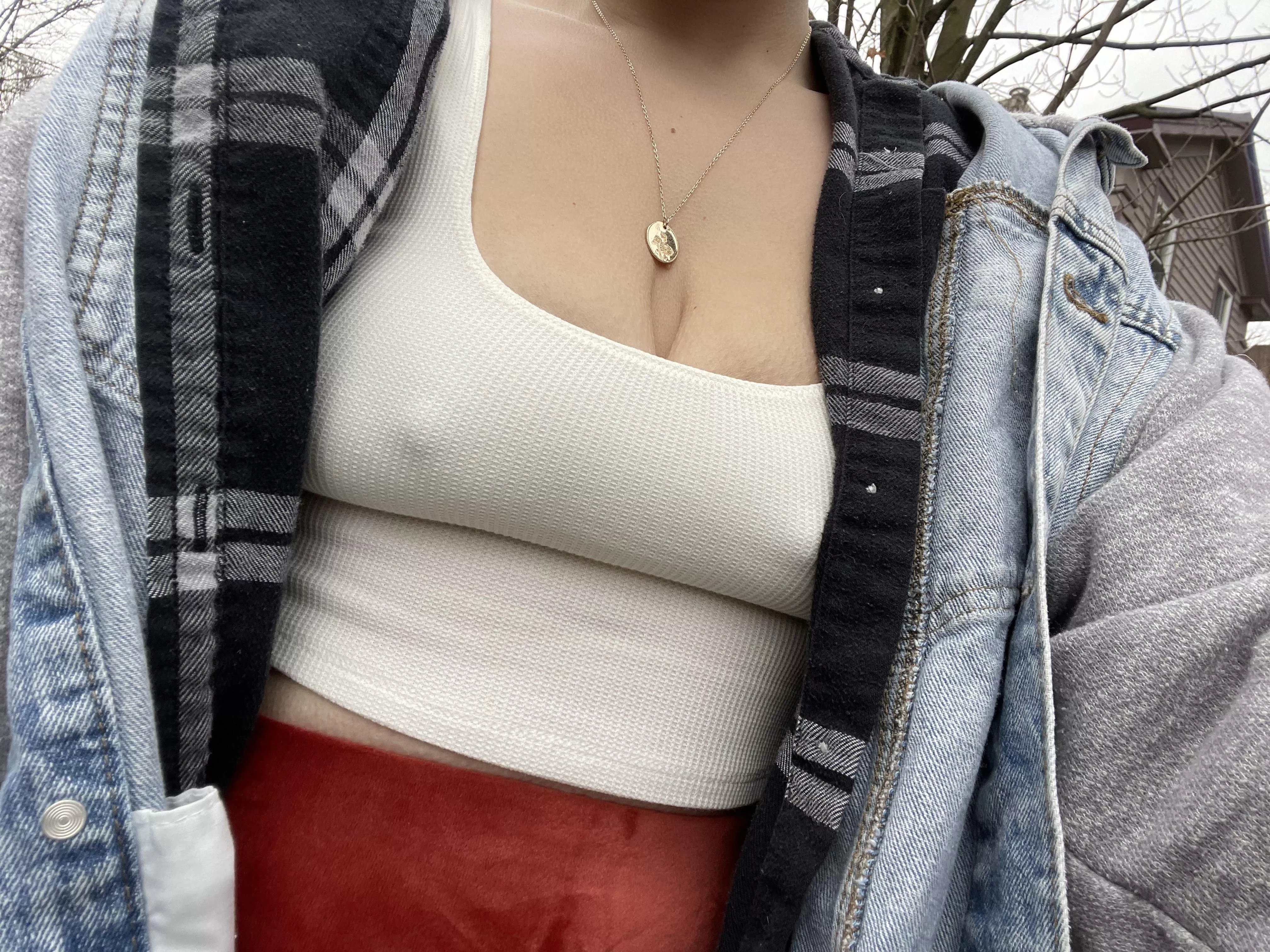 Taking my dog for a walk but it’s a little cold out