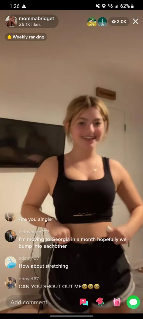 talking about making a deal but said she didn't wanna do that on tiktok. possible reveal?