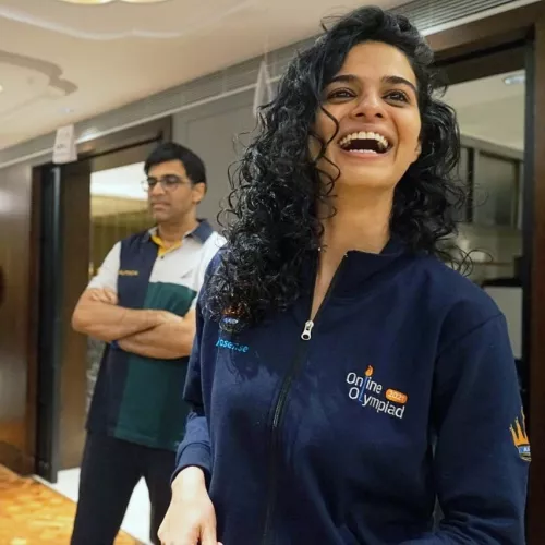 Tania Sachdev at Online Chess Olympiad 2021