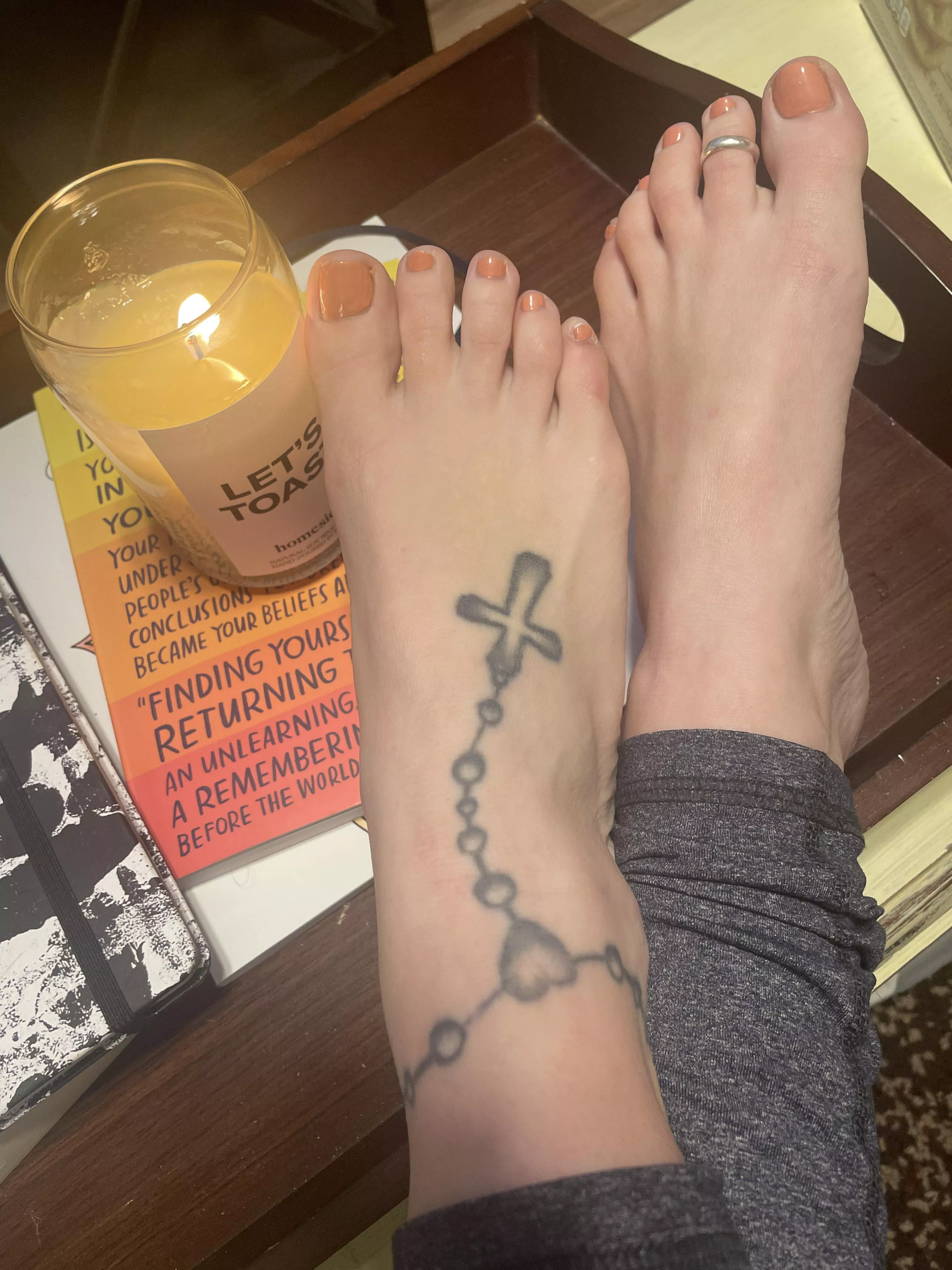 Tattooed and toe ringed; yes or no?