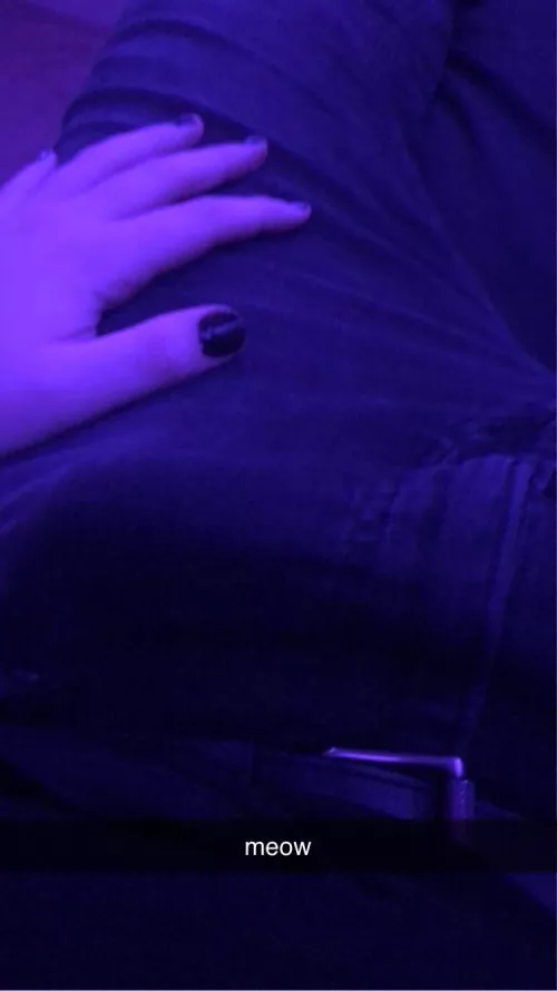 tease it thru my pants :)