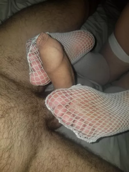 Teasing daddy while I do homework